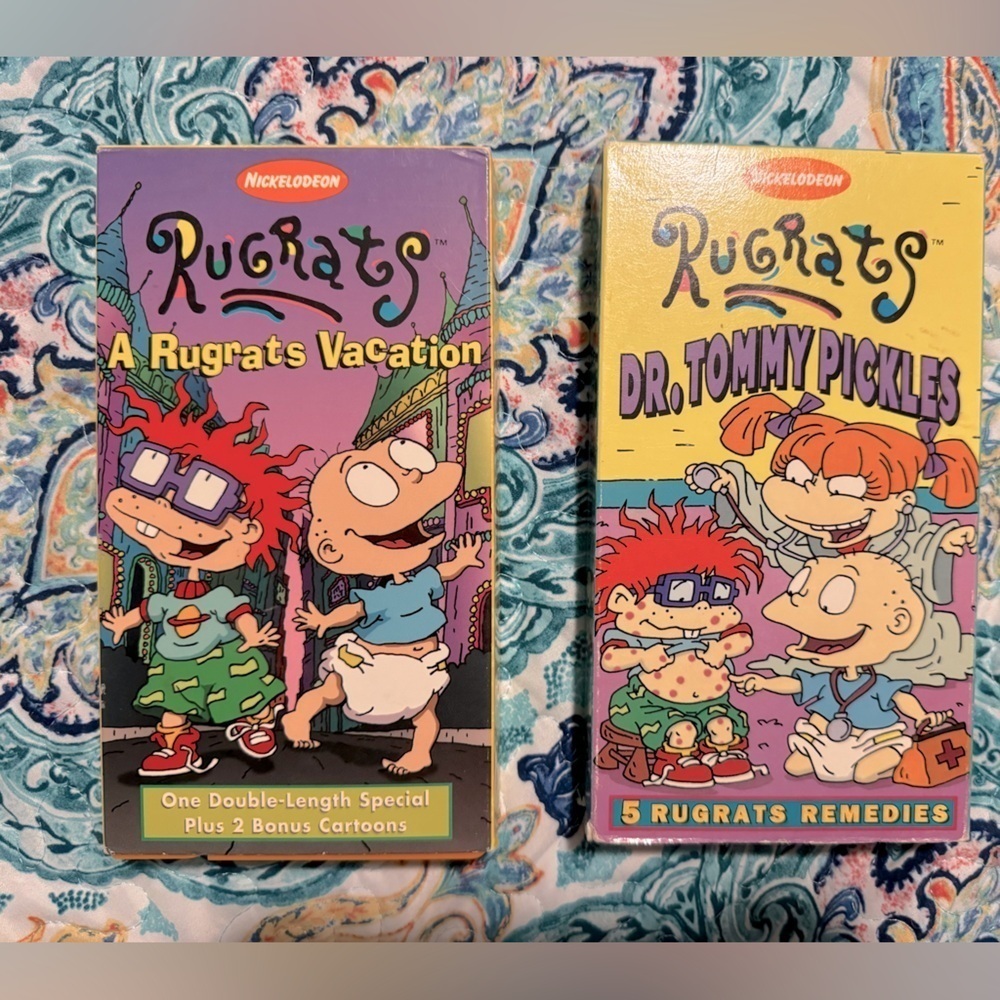 2 Vintage Rugrat’s VHS Tapes